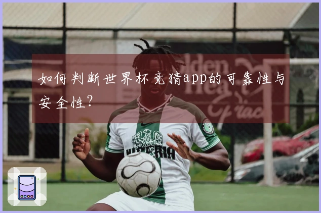 如何判断世界杯竞猜app的可靠性与安全性？