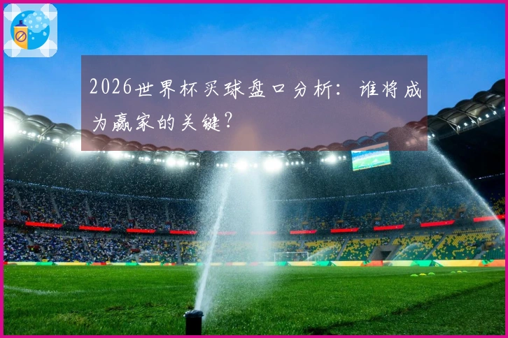 2026世界杯买球盘口分析：谁将成为赢家的关键？